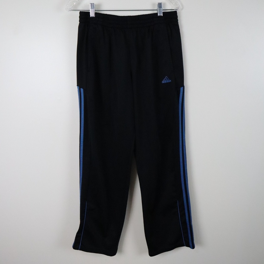 Adidas Pants Mens Medium Active 360 Activewear Track Gym Training Athletic Black